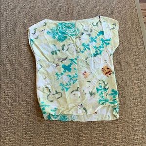 100% silk handmade top